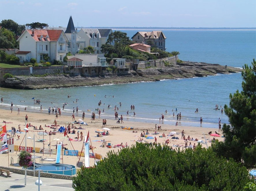 Plage Du Bureau De Saint Palais Sur Mer