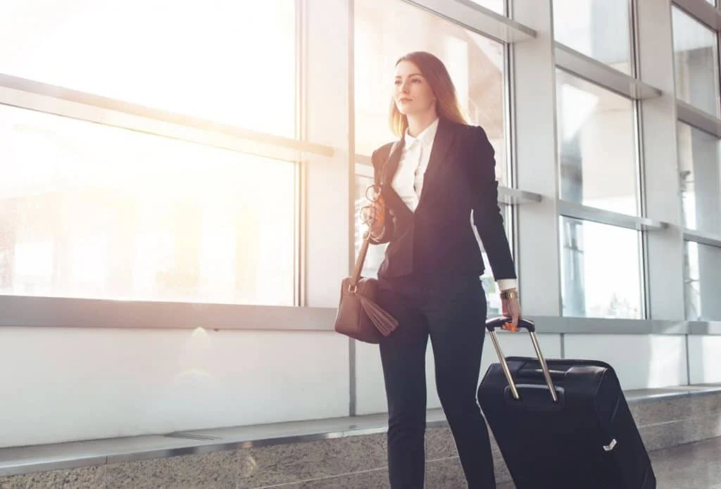 Femme Affaire Aeroport