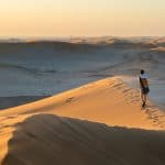 Randonnée sur les dunes de Namibie