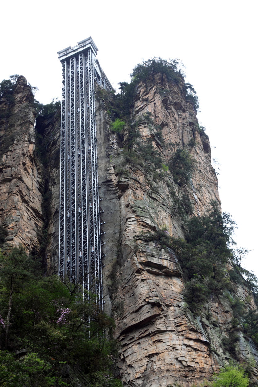 Bailong Elevator In Zhangjiajie Scenic Area, Hunan, China