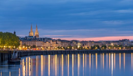 Vue Nocturne Bordeaux