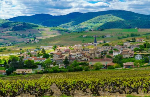 Village Autour De Lyon Dans Le Beaujolais