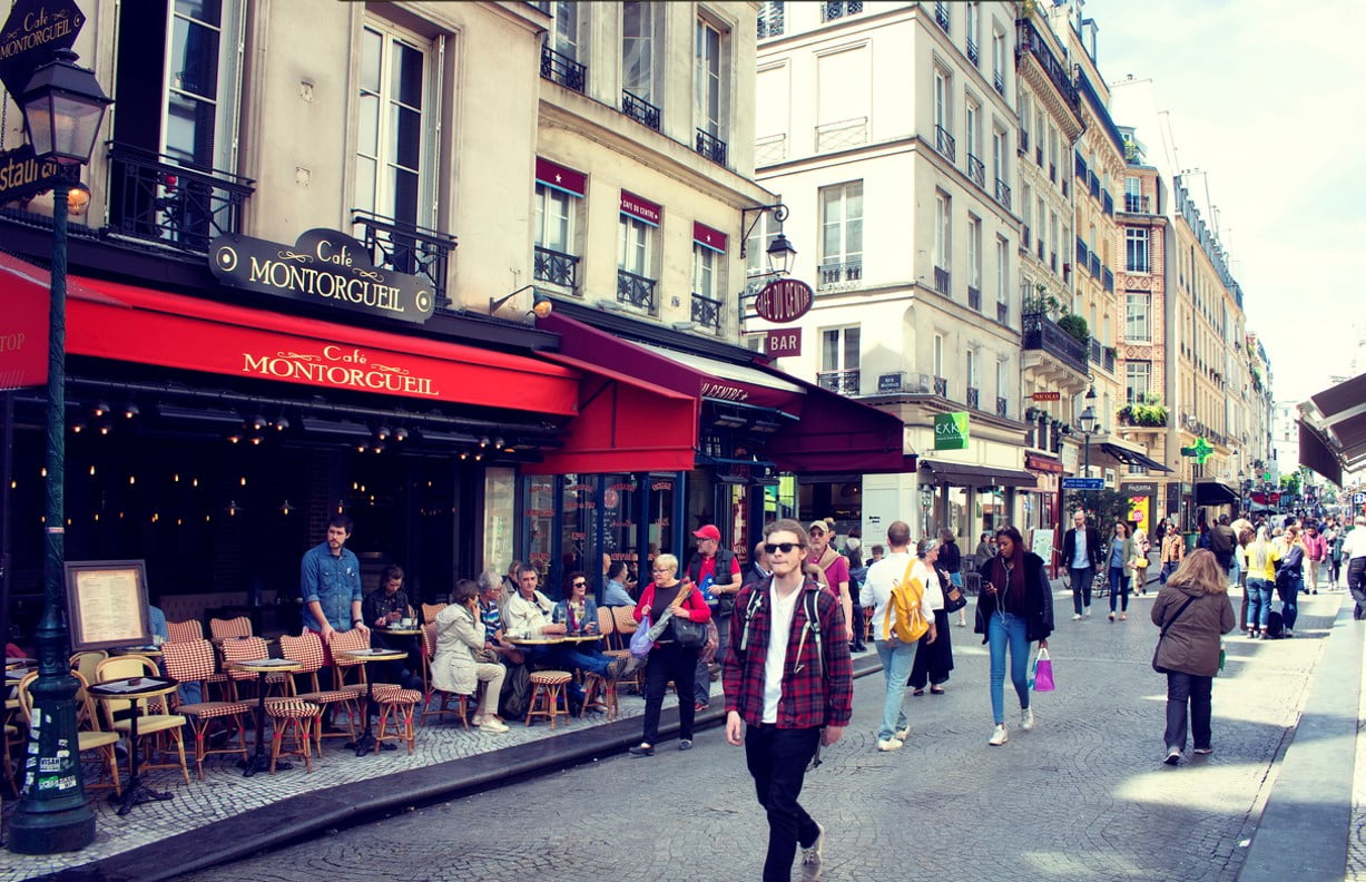 Rue Montorgeuil Paris