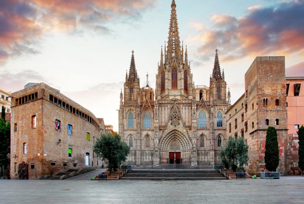 Cathédrale La Seu Quartier Gothique Barcelone