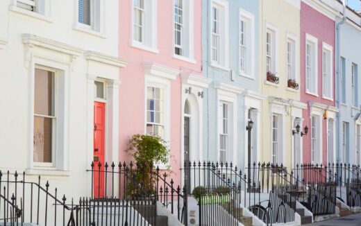 Maisons Colorées Chelsea Londres