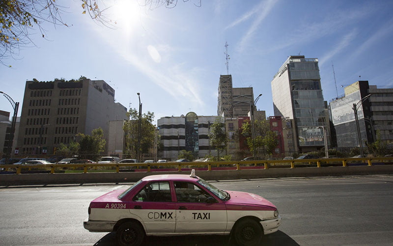 Deplacement Taxi Mexico City