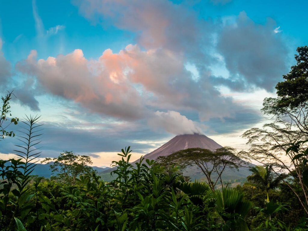 Vue du volcan Arenal, costa rica