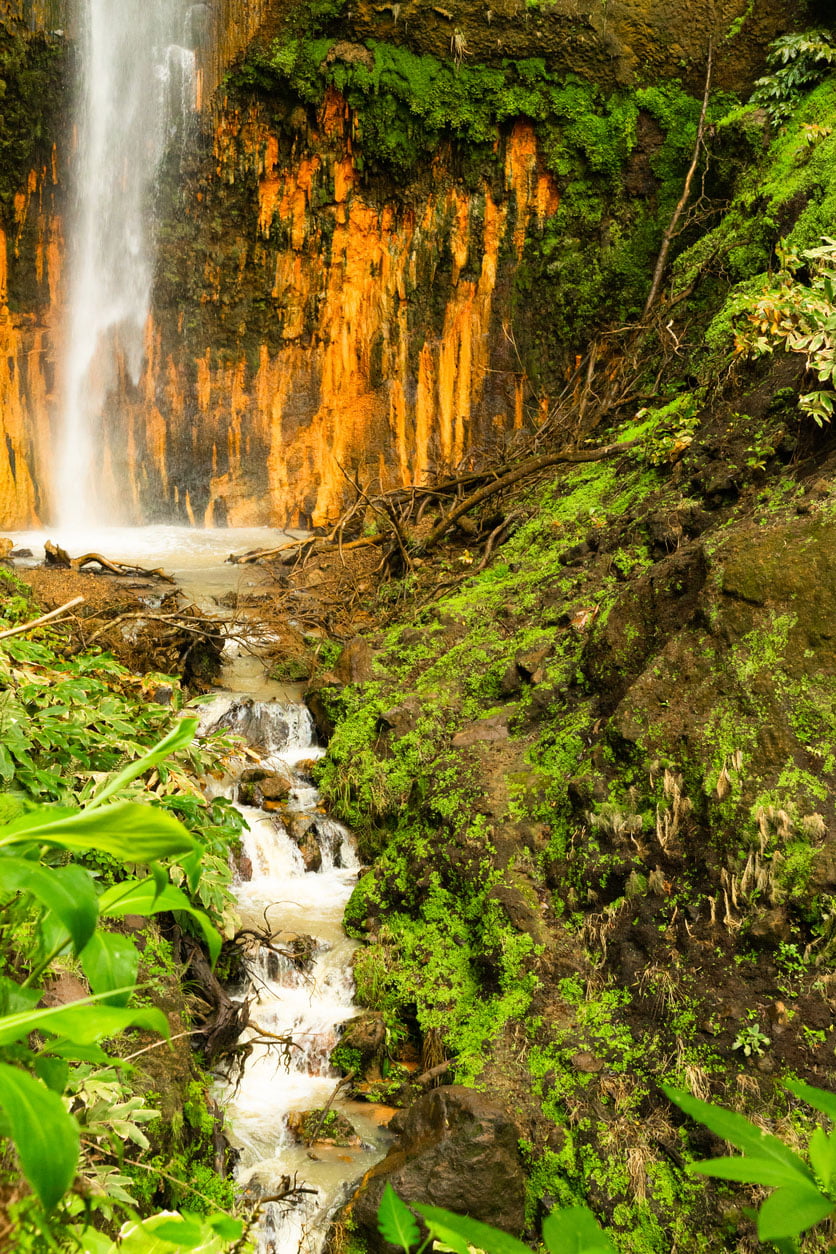 Sao Miguel, Açores, Portugal - Ribeira Quente cascades
