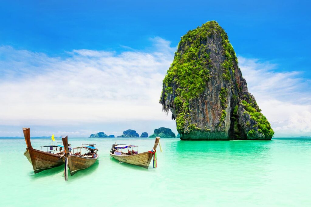 Thaïlande plage et roche
