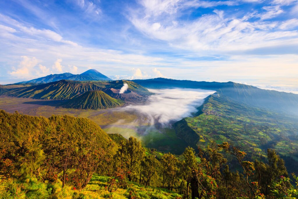 Mont Bromo Volcan de Java Oriental, en Indonésie, Surabuya