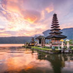 Pura Ulun Danu Bratan à Bali, en Indonésie