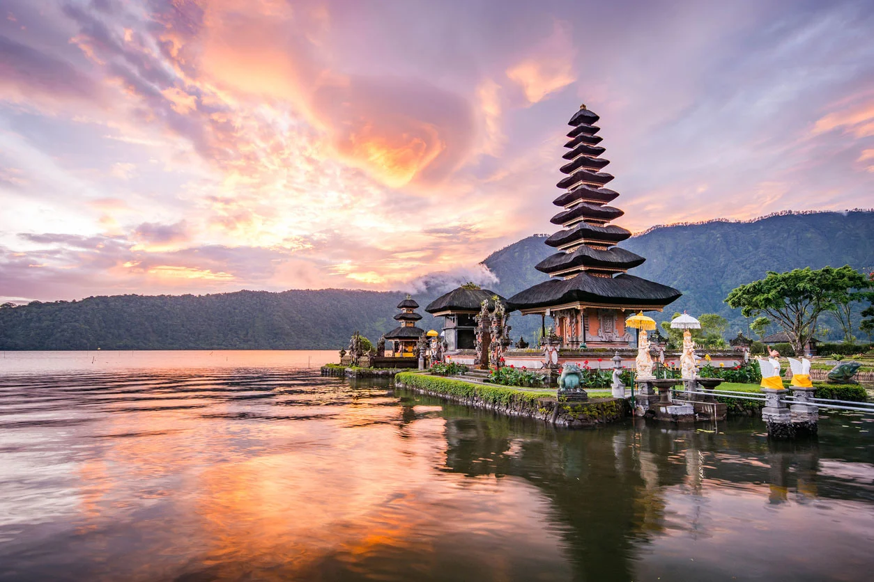 Pura Ulun Danu Bratan à Bali, en Indonésie