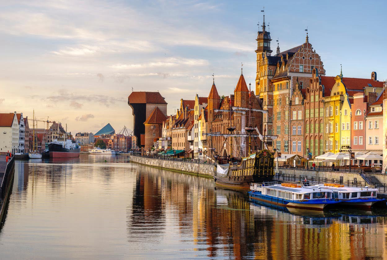 Ville de Gdansk en Pologne