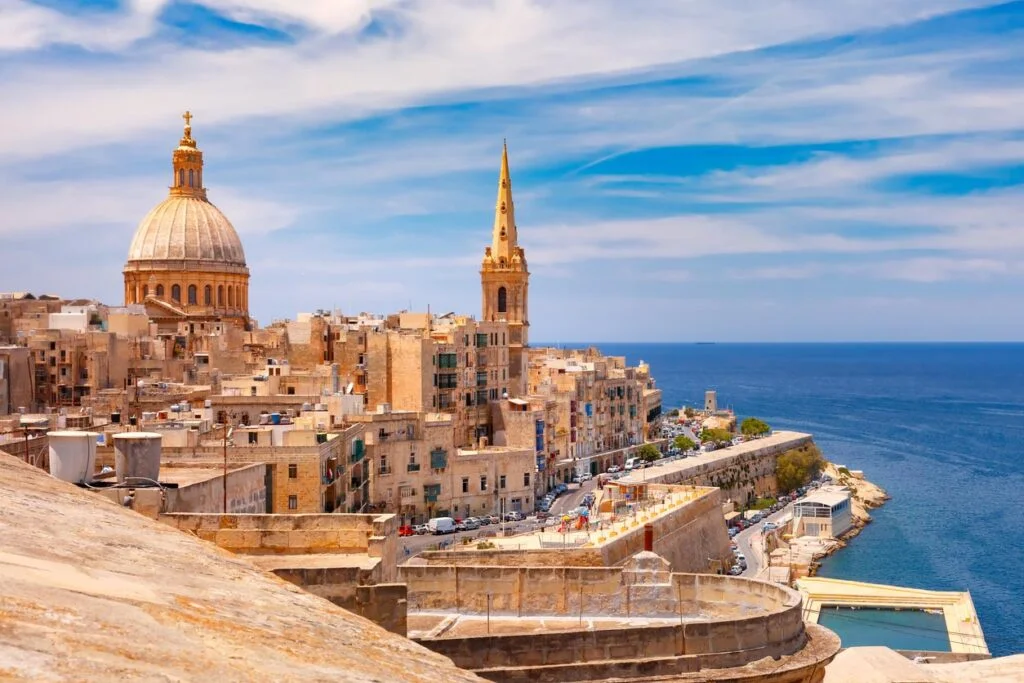 Coupoles et les toits de la Valette, Malte