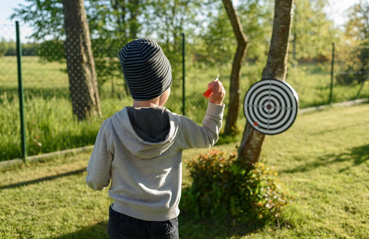 Jeu De Cible Jardin Enfant
