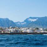 Plan rapproché de la vue sur l’océan de Saint-Pierre, île de la Réunion