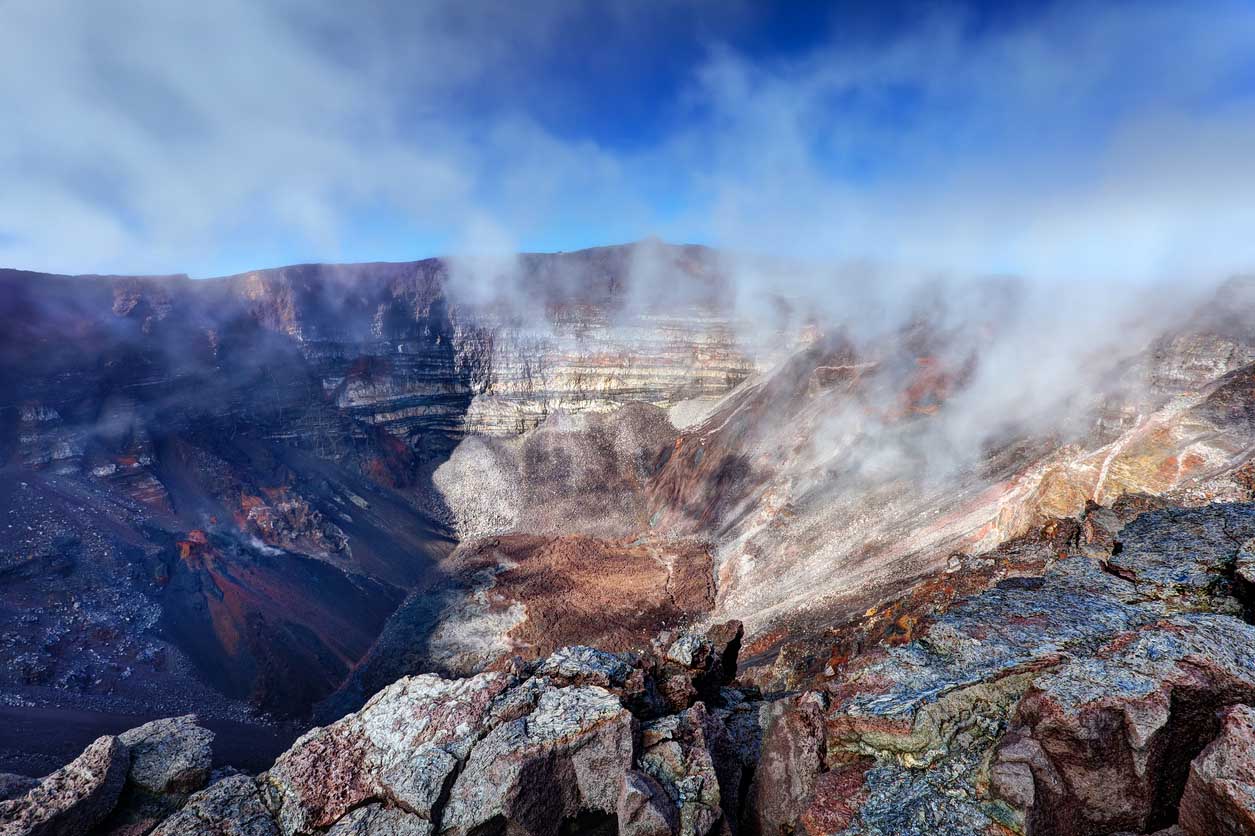 Piton De La Fournaise Volcan