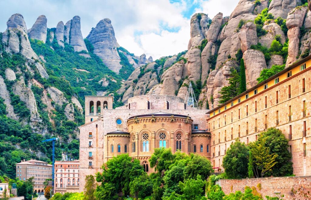 Abbaye de Santa Maria de Montserrat, Catalogne Espagne