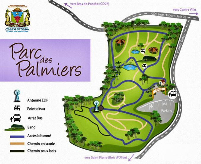 Plan Du Parc Des Palmiers