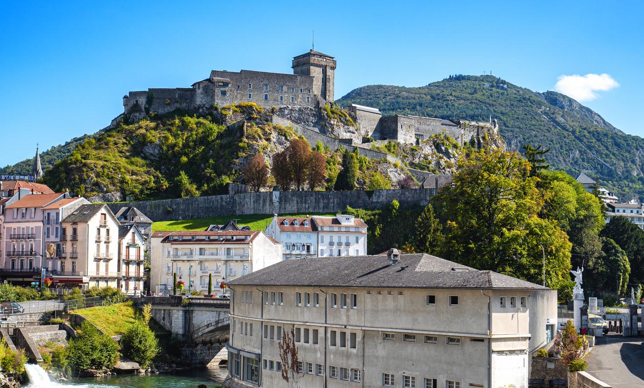 Le château fort de Lourdes