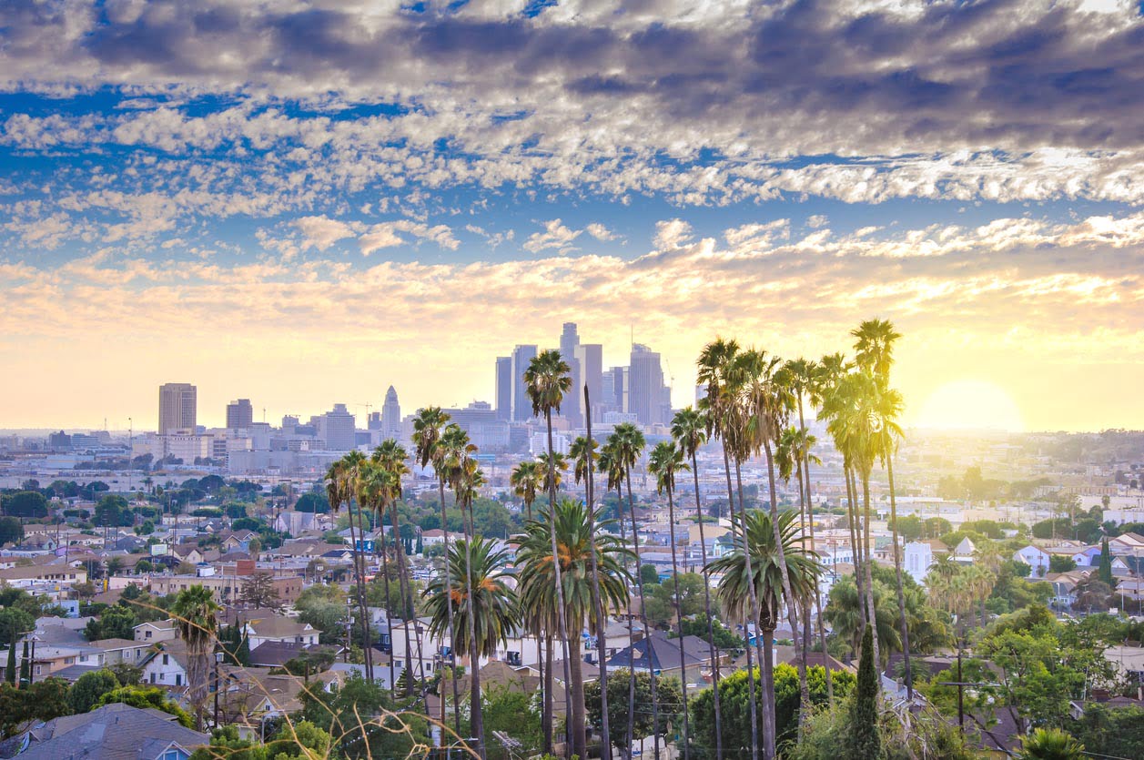 Los Angeles Downtown vue du ciel