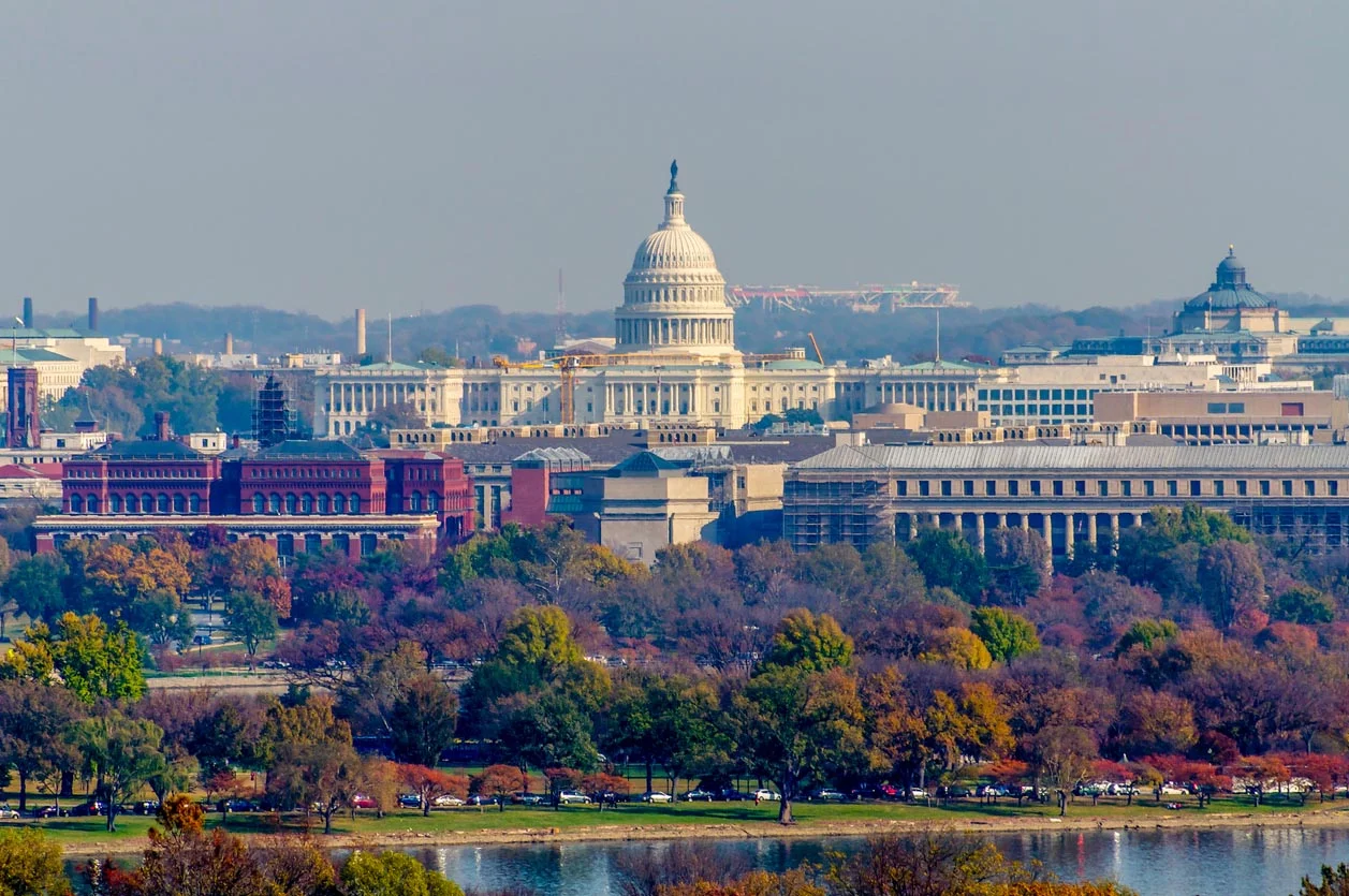 Washington vue du ciel