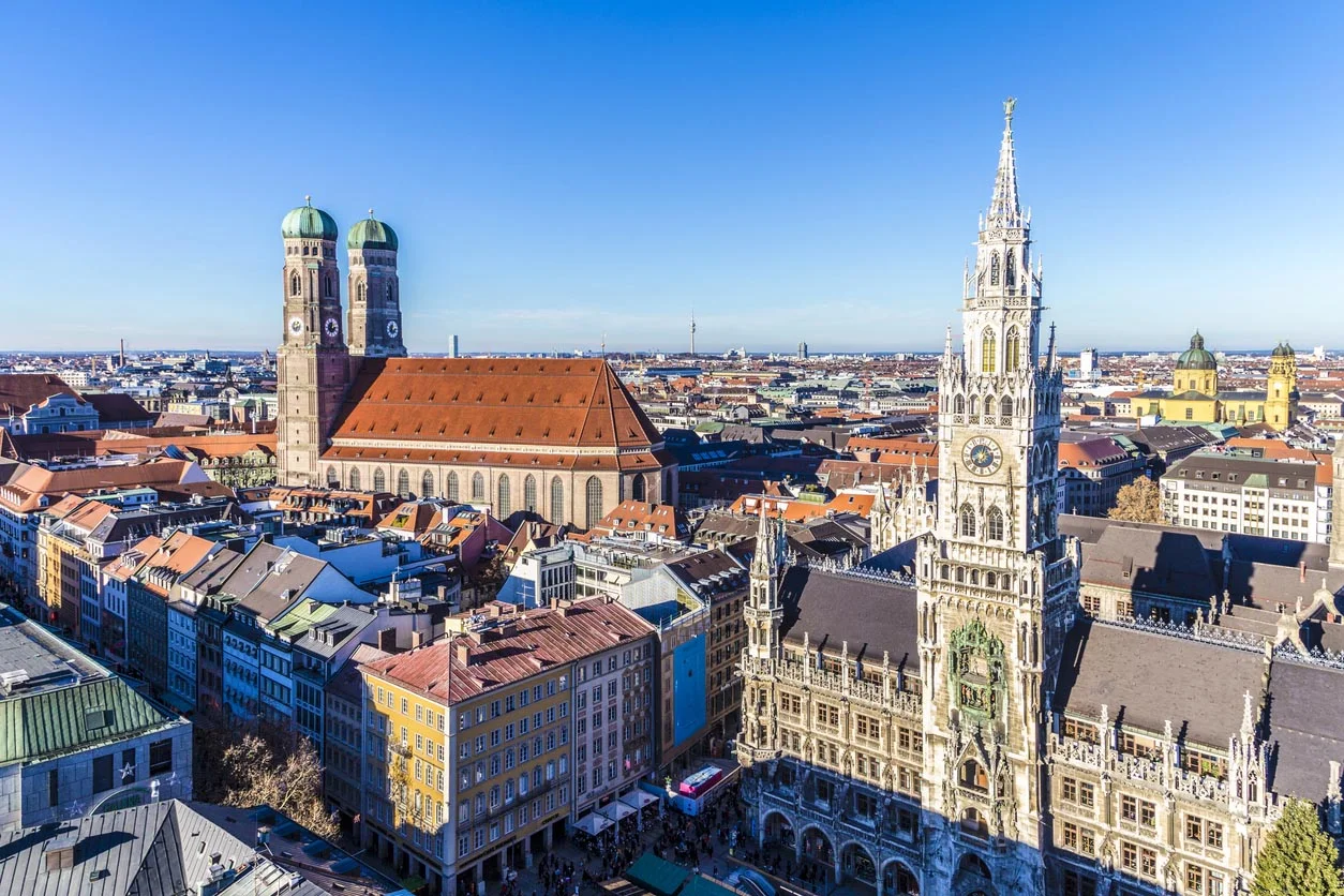 Panorama sur la ville de Munich