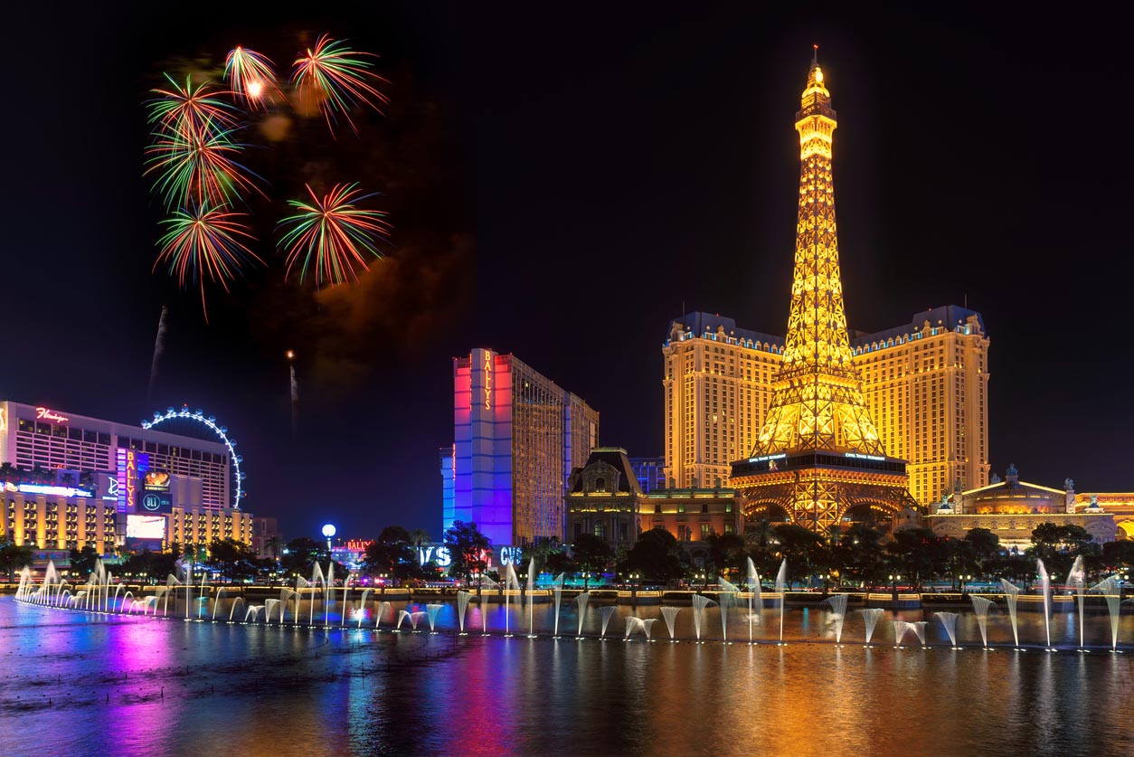 Tour Eiffel et Bellagio Las Vegas