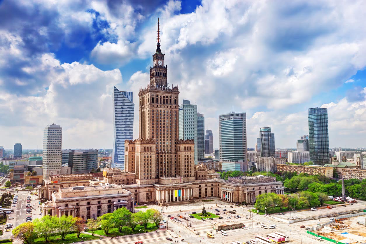 Le palais de la culture Varsovie