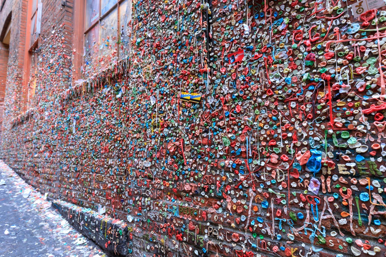 Gum wall Seattle