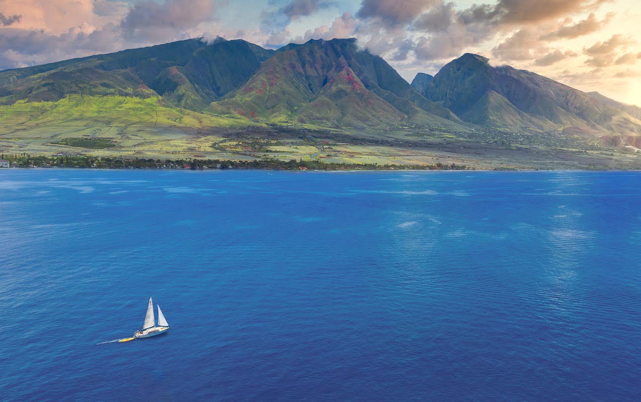 Vue sur Hawaii