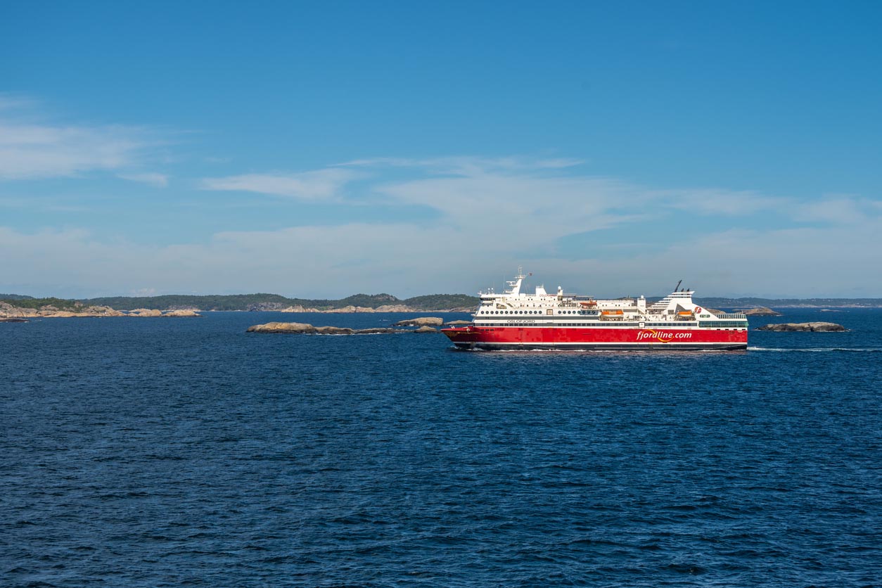 Oslofjord à bord d'un ferry
