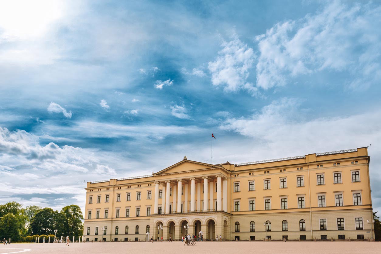 Le palais royal d'Oslo