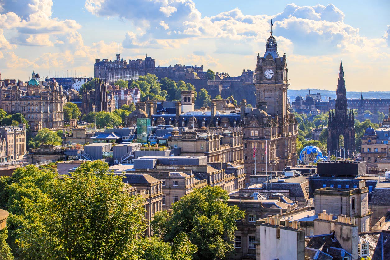 Panorama sur Edimbourg