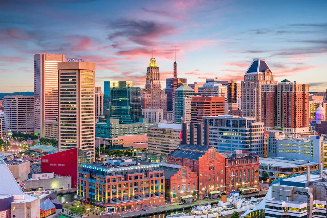 panorama sur Baltimore