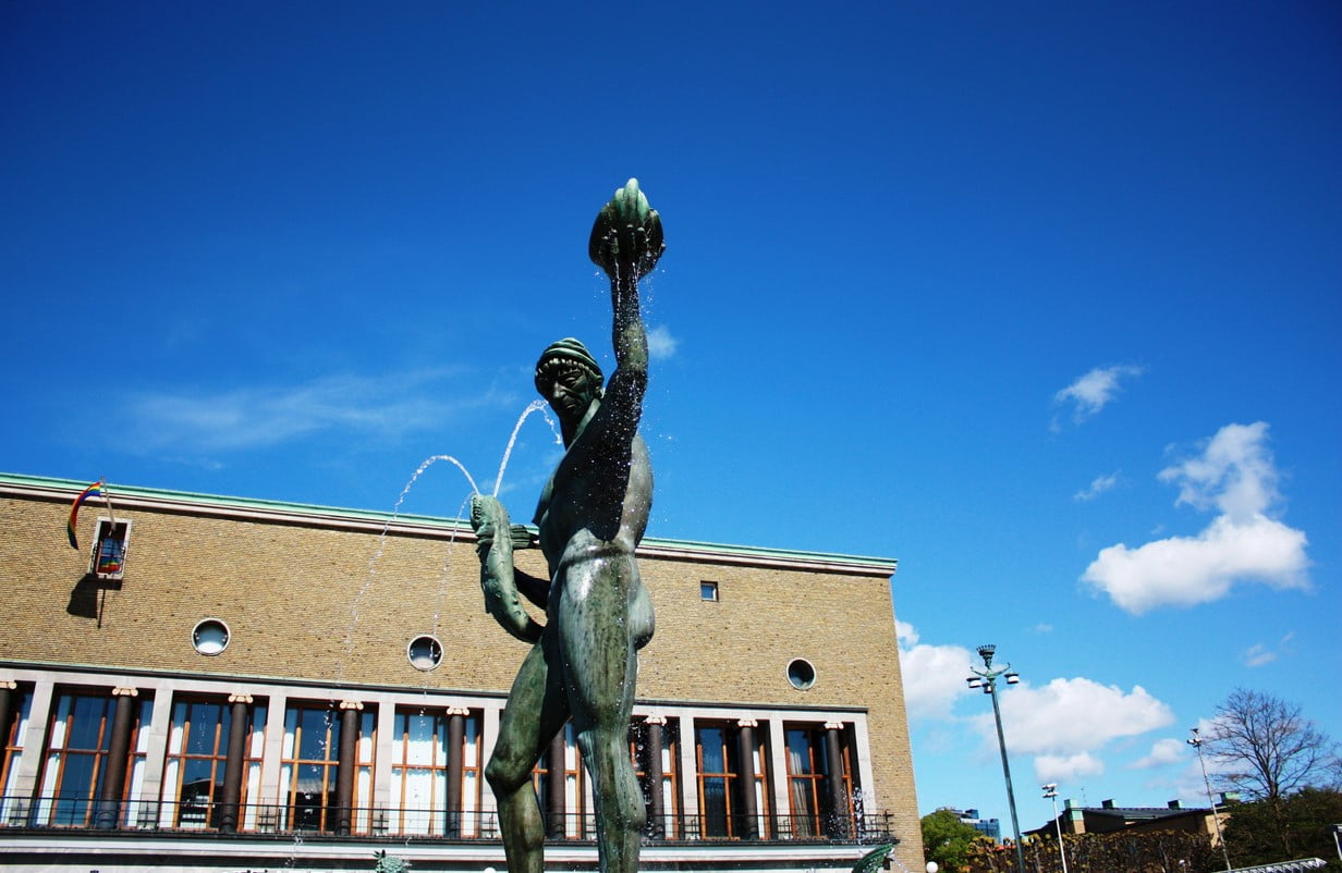 Statue De Poseidon Goteborg