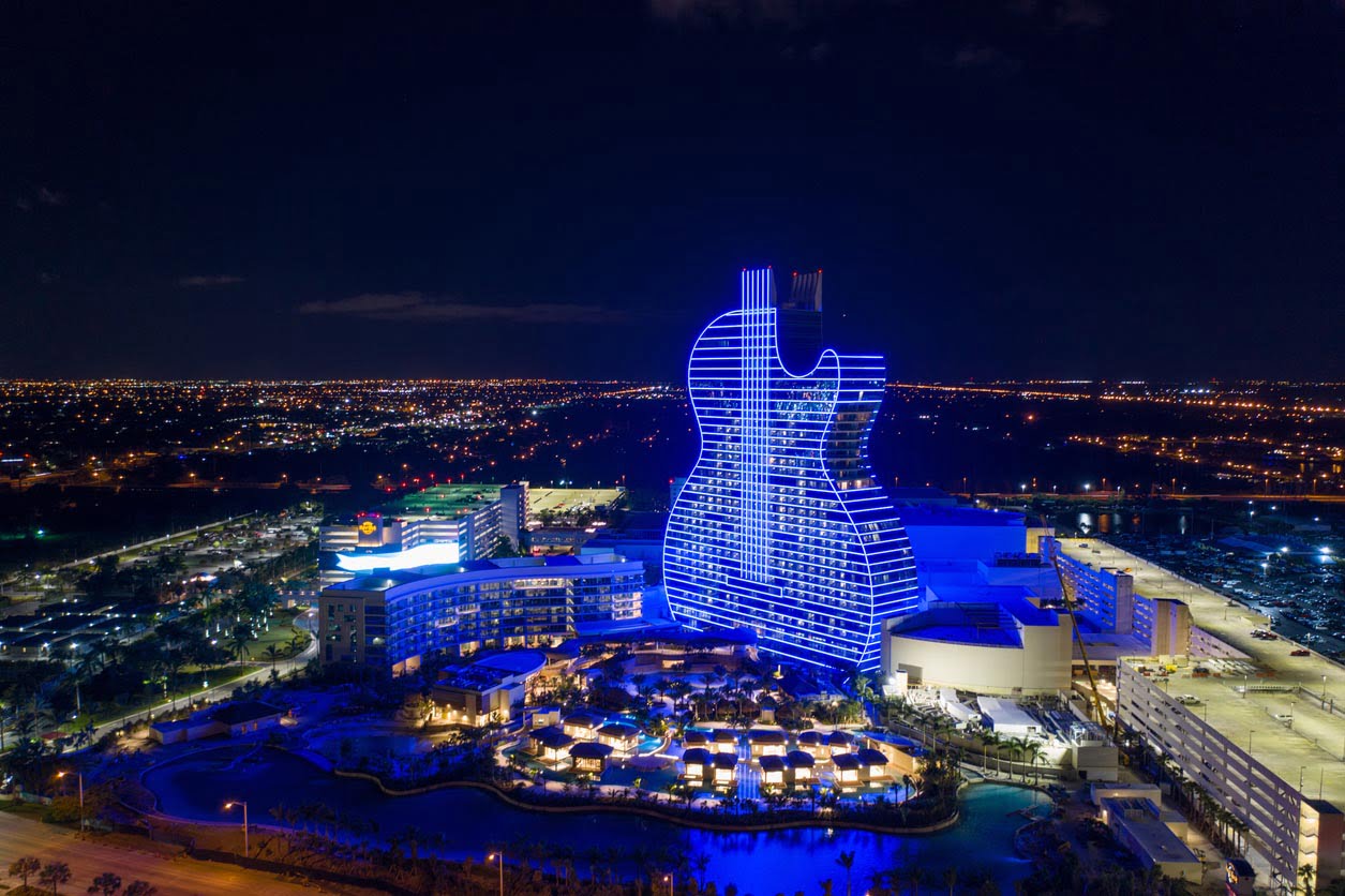 Hard Rock Casino Guitar Shaped Hotel