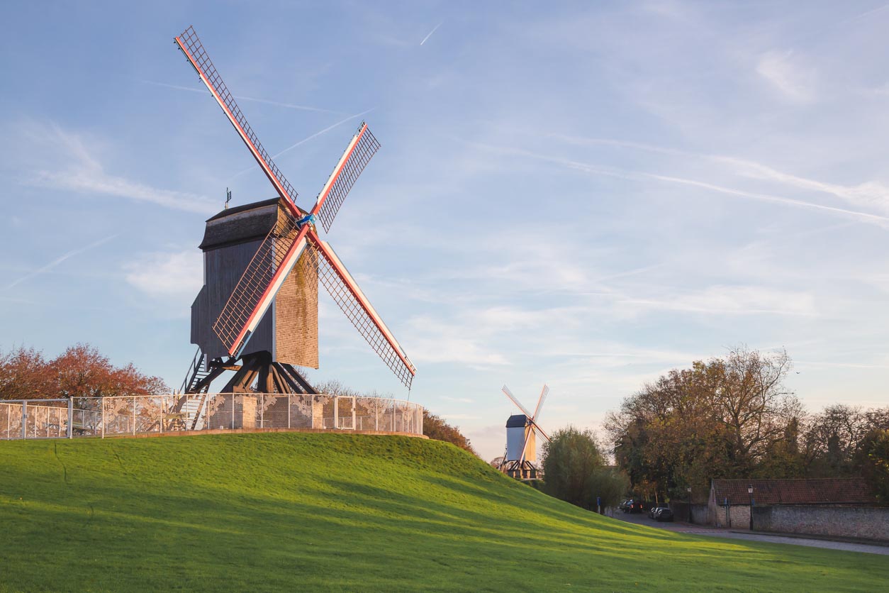 Les moulins à vent de Bruges