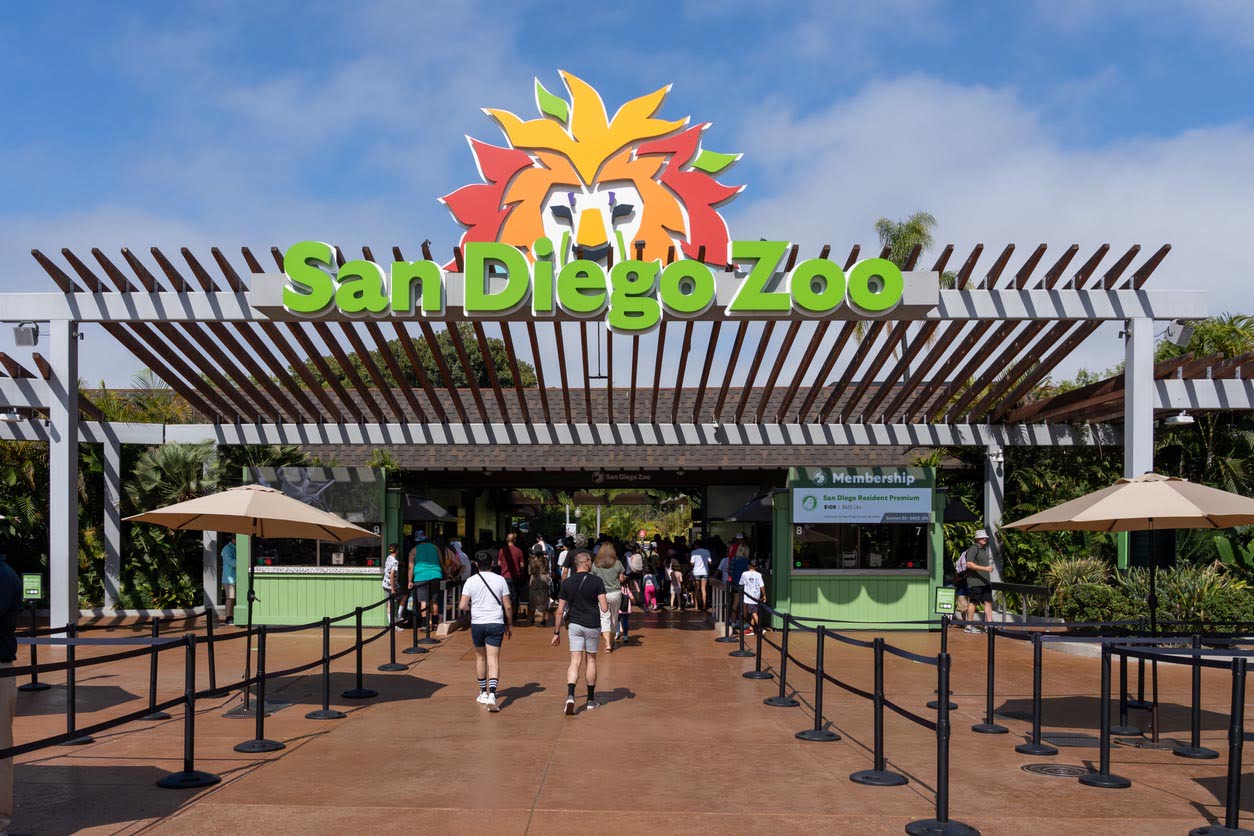 The Entrance To San Diego Zoo.