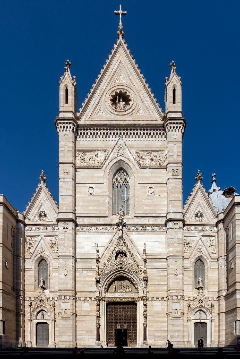 Facade Cathédrale Di San Gennaro, Naples