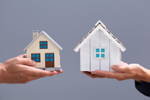 concept d'échange de maison