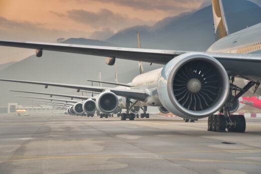 Avion sur le tarmac
