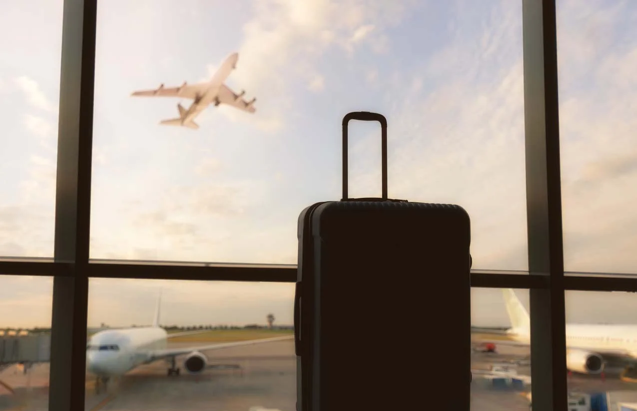 Bagages tout seul dans l’aéroport