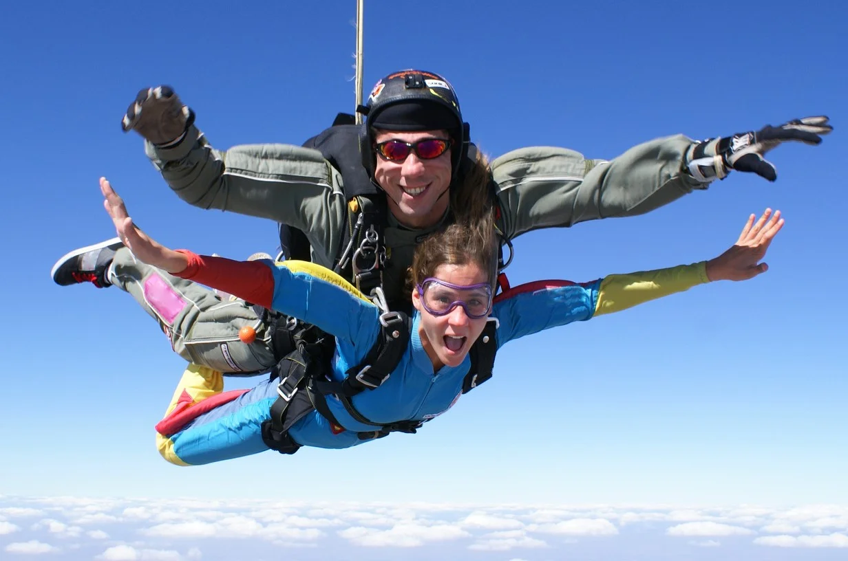 Saut En Parachute En Tandem