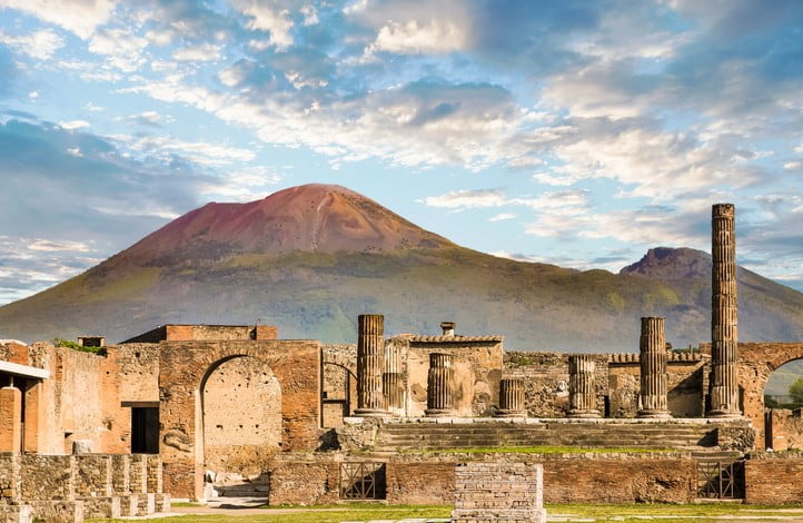 Les Ruines De Pompei Italie