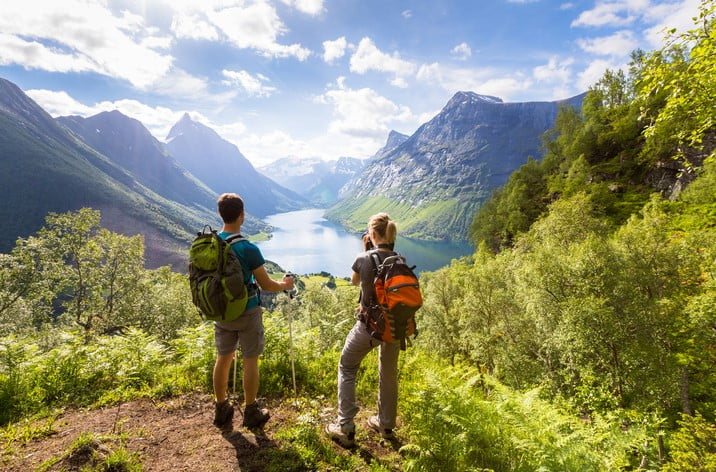 Norvège En été Sous Le Soleil