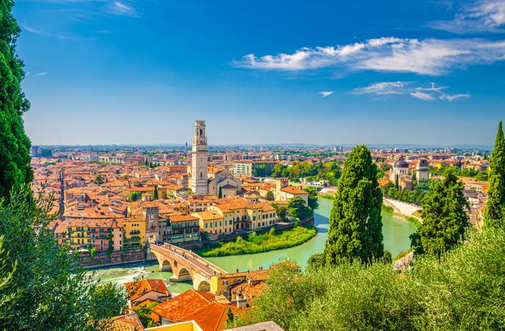 Vérone Ville Romantique En Italie