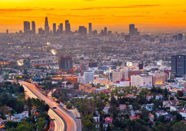 Où Loger Los Angeles Vue Aérienne