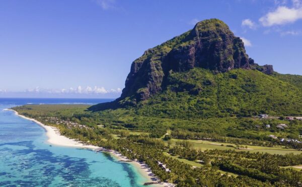 Ile Maurice Plage Vue Aérienne