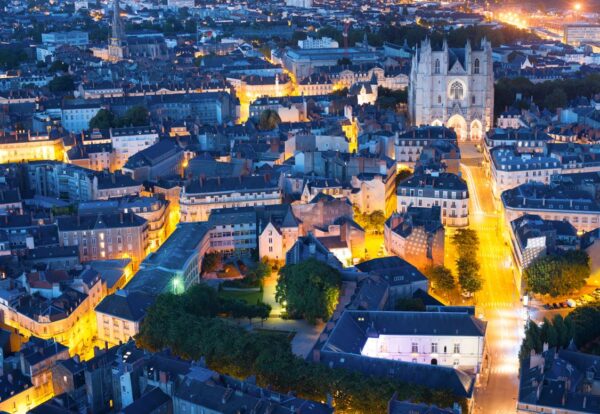 Vue Aérienne De Nantes